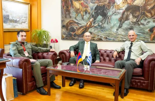 Դիմիտրիոս Խուպիսը բարձր է գնահատել Հայաստան-Հունաստան ռազմական փոխհամագործակցության առկա մակարդակը