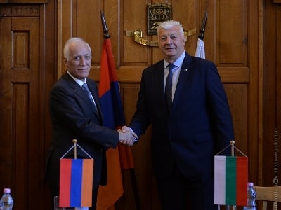 Նախագահ Վահագն Խաչատուրյանը հանդիպել է Պլովդիվի քաղաքապետ Զդրավկո Դիմիտրովի հետ