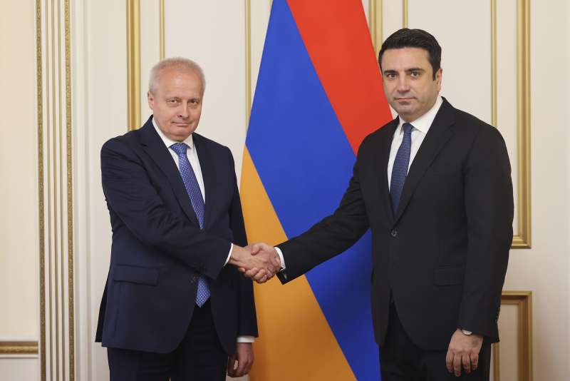 Ալեն Սիմոնյան ու Սերգեյ Կոպիրկինը քննարկել են միջխորհրդարանական հարաբերություններին վերաբերող թեման