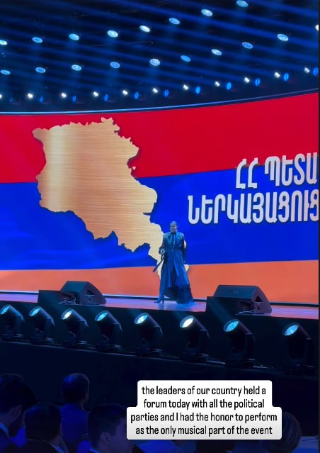 Եկեք չքաղաքականացնենք, բայց հաճելի էր վարչապետի կողմից ընտրվել որպես միակ արտիստ՝ ելույթ ունենալու 7000 քաղաքական գործիչների համար․ Իվետա Մուկուչյան