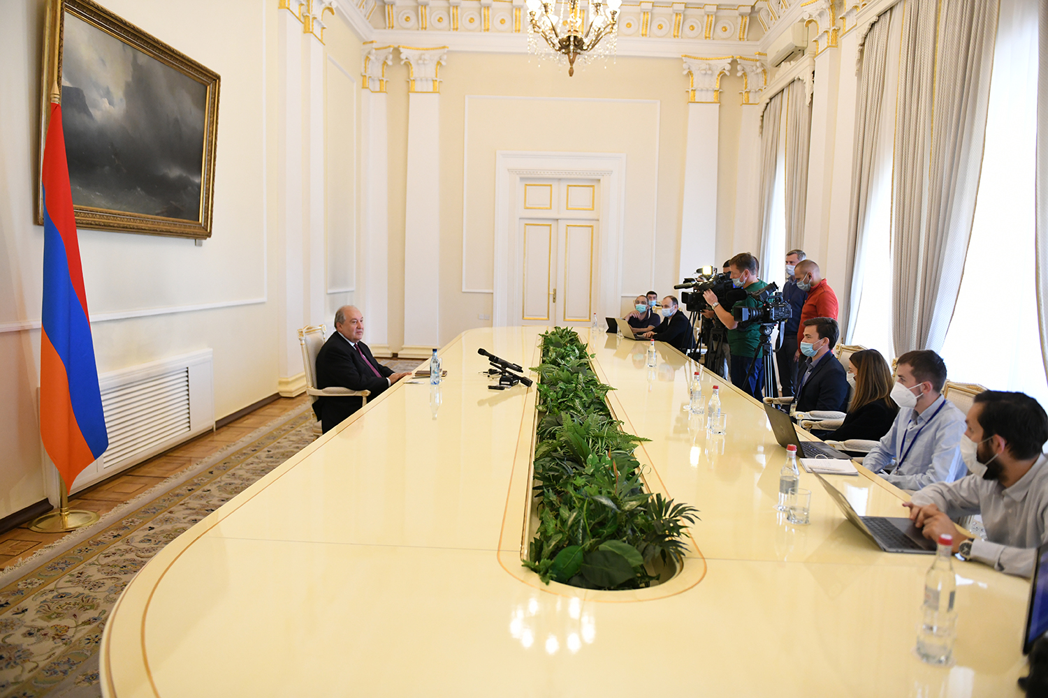 Ադրբեջանի սկսած պատերազմն էթնիկ զտման նպատակ ունի. նախագահը հանդիպել է ռուսաստանյան ԶԼՄ ներկայացուցիչների հետ