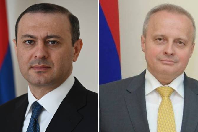 Արմեն Գրիգորյանն ու ՌԴ դեսպանը քննարկել են հայ-ադրբեջանական սահմանի սահմանագծման և սահմանազատման գործընթացը շուտափույթ սկսելու անհրաժեշտությունը