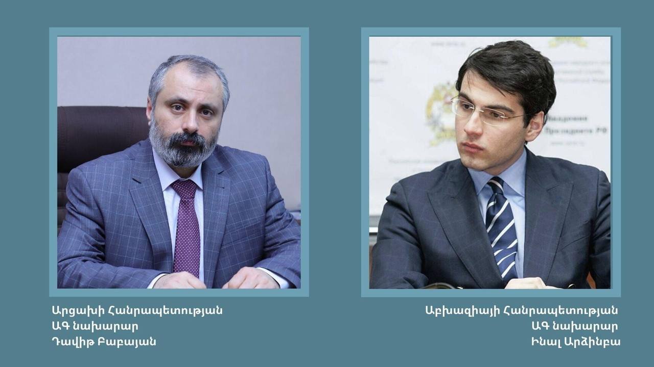 Глава МИД Арцаха Давид Бабаян направил поздравительное послание новоназначенному министру иностранных дел Абхазии Иналу Ардзинба