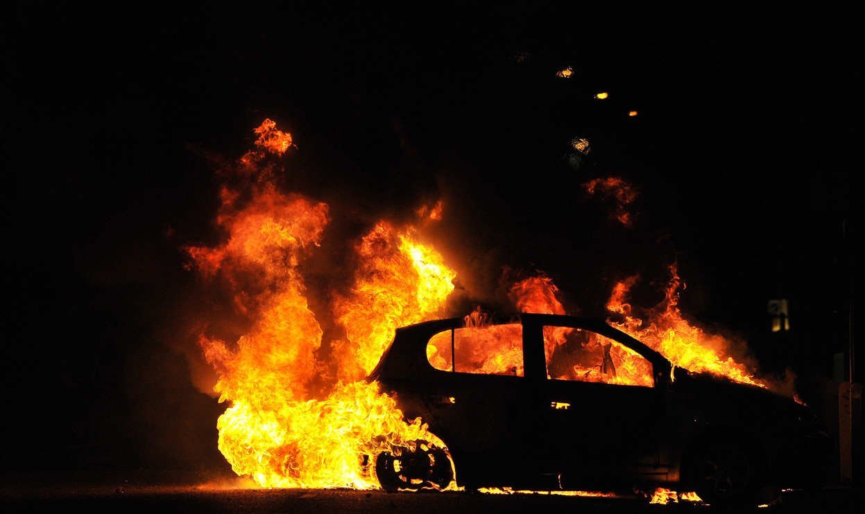 «BMW» մակնիշի ավտոմեքենա է այրվել