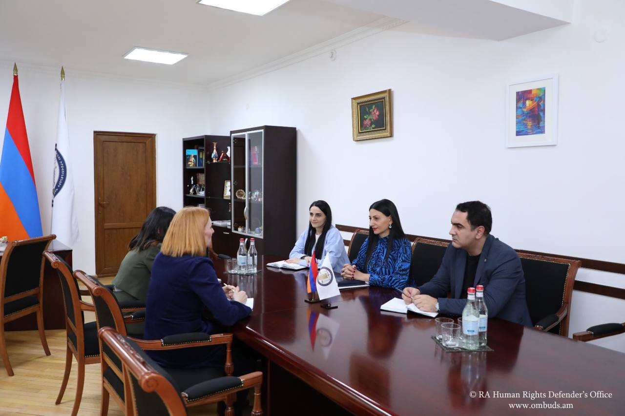 ՄԻՊ-ն ընդունել է Ռաուլ Վալլենբերգի անվան մարդու իրավունքների և մարդասիրական իրավունքի ինստիտուտի հայաստանյան գրասենյակի տնօրենին