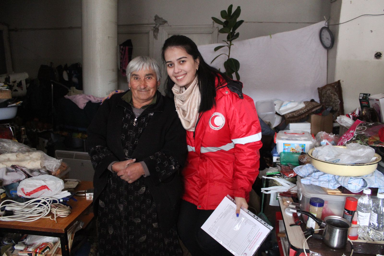 Ադրբեջանի Կարմիր մահիկի աշխատակիցներն այցելել են Արցախում մնացած հայերին