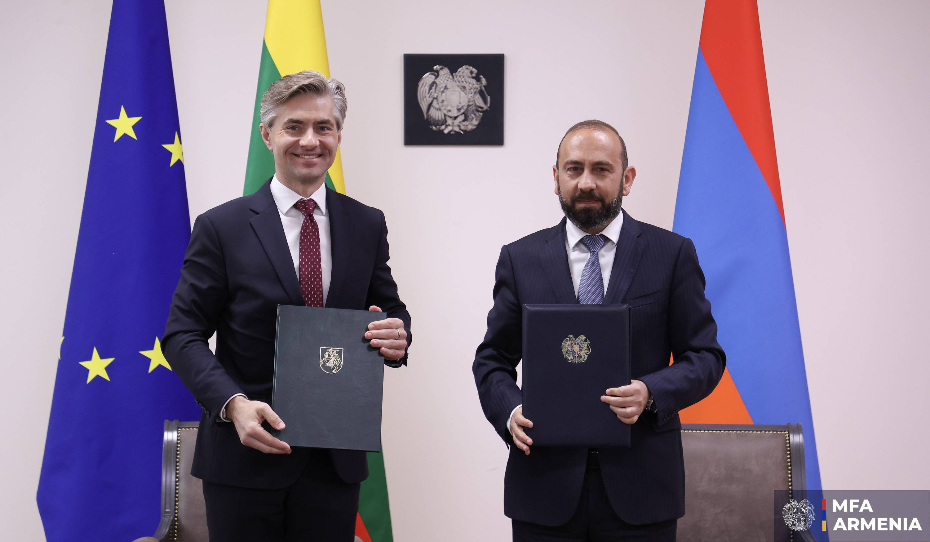Հրապարակվել է Հայաստանի և Լիտվայի միջև ռազմավարական գործընկերության մասին համատեղ հռչակագրի տեքստը