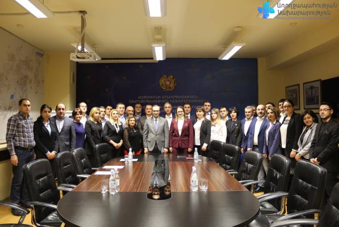 Արսեն Թորոսյանը հանդիպել է «Հոսփիթլ մենեջմենթ» դասընթացի մասնակցների հետ 