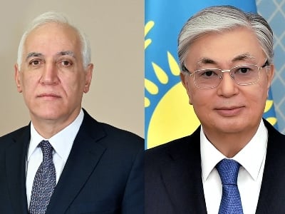 Ղազախստանի նախագահ Կասիմ-Ժոմարտ Տոկաևը շնորհավորել է Վահագն Խաչատուրյանին՝ ծննդյան օրվա առթիվ