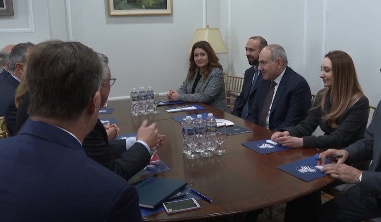 Վարչապետ Փաշինյանը հանդիպել է Ամերիկայի հայկական համագումարի ղեկավարների հետ