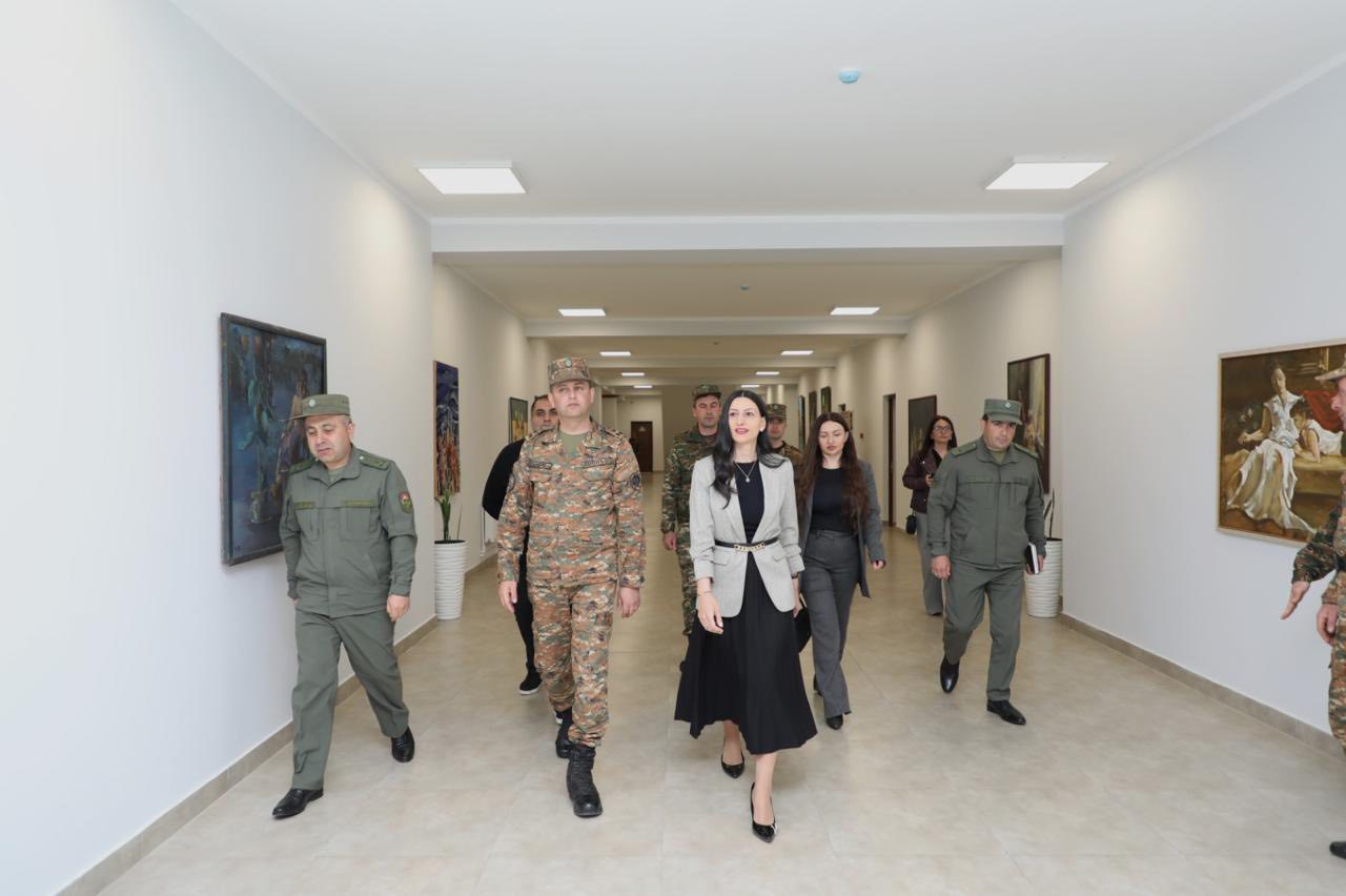 Անահիտ Մանասյանն այցելել է Վազգեն Սարգսյանի անվան ռազմական ակադեմիա 