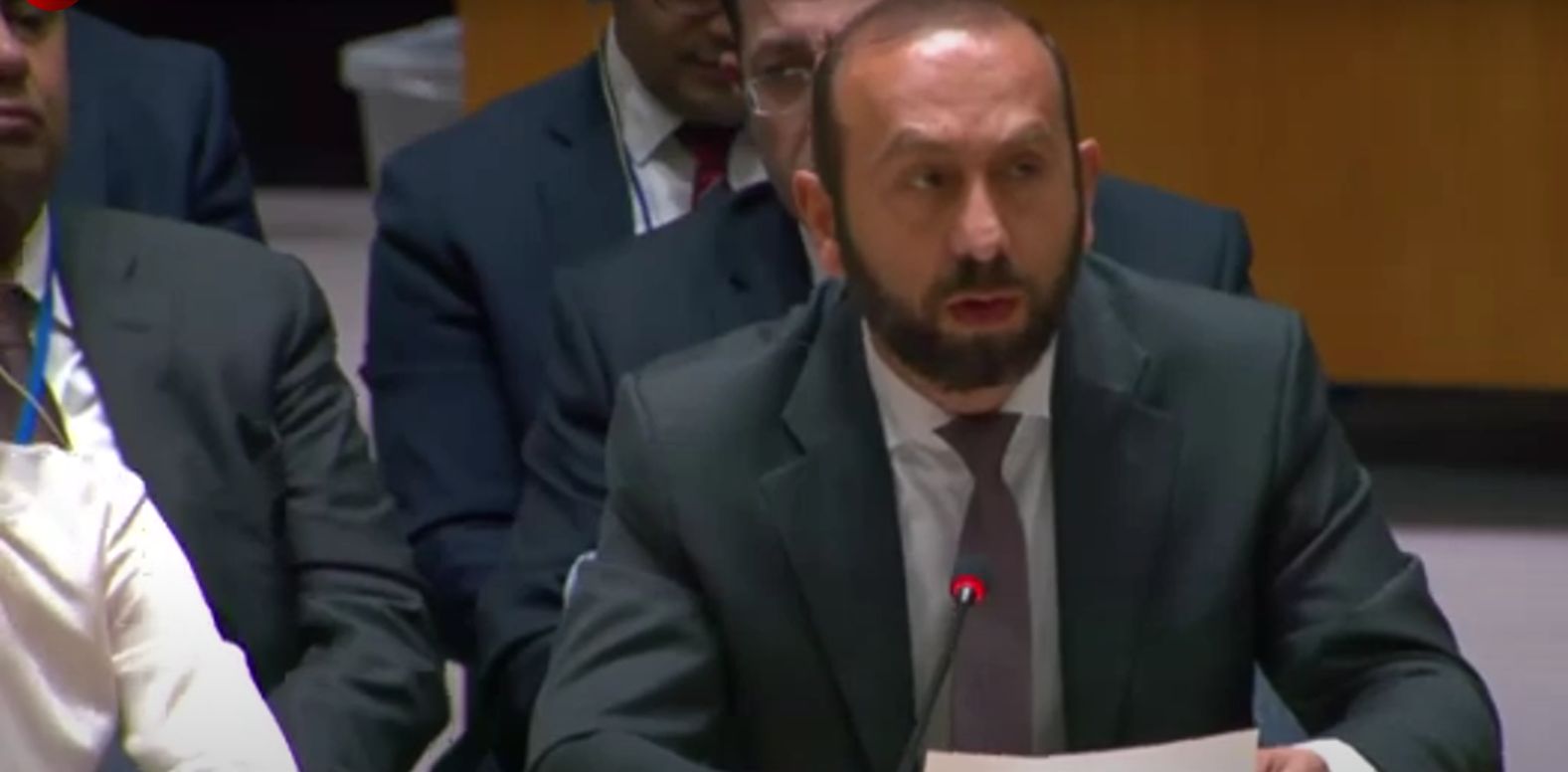 Հայաստանը ՄԱԿ-ի խաղաղապահ ուժի ակնկալիք ունի ԼՂ-ում. Միրզոյանը՝ ՄԱԿ ԱԽ նիստում