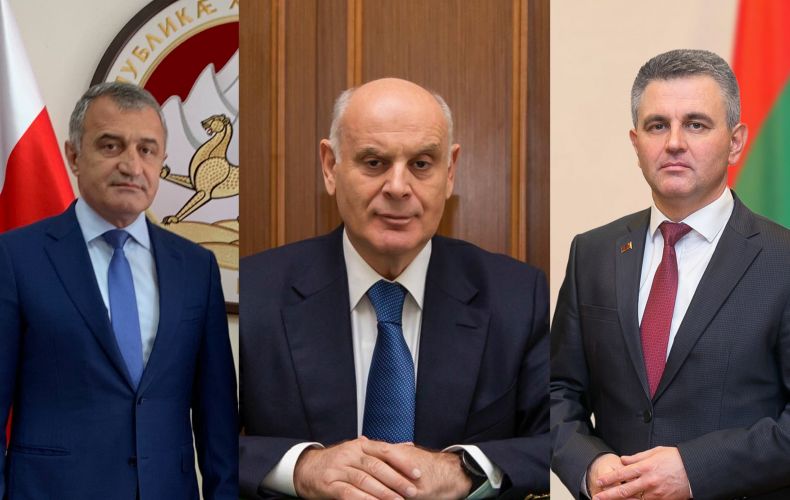 Главы Абхазии, Южной Осетии и Приднестровья поздравили президента Арцаха с Новым годом