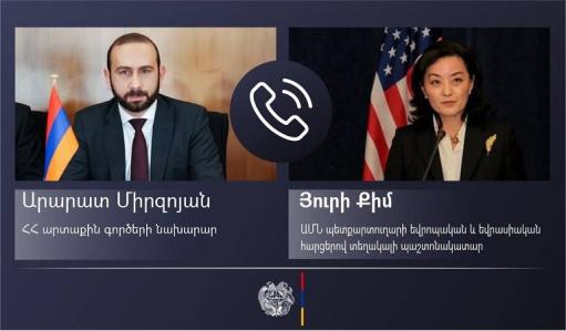 ԼՂ իրավիճակը սպառնում է խաղաղությանն ուղղված ՀՀ ջանքերին․ Միրզոյանը՝ ԱՄՆ պետքարտուղարի տեղակալին