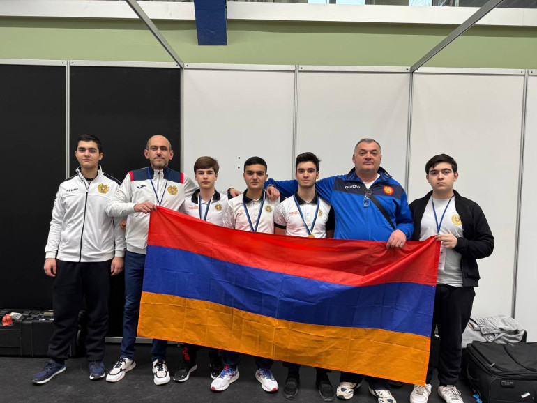 Հայ հրաձիգները թիմային ոսկե մեդալ են նվաճել Եվրոպայի Մ18 առաջնությունում