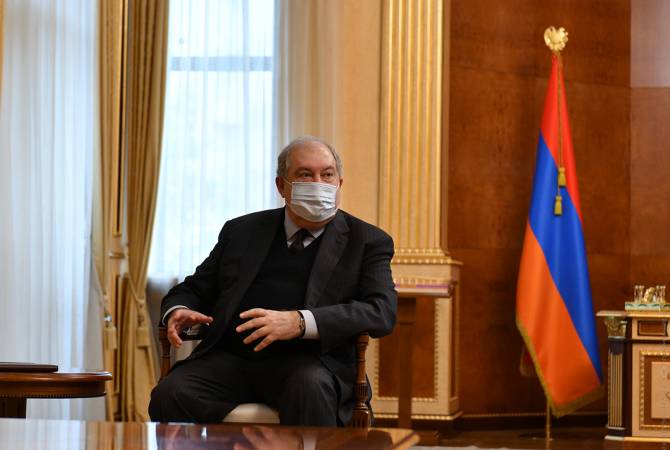 «Արդար Հայաստան»-ի անդամները ՀՀ նախագահին են ներկայացրել ճգնաժամը լուծելու իրենց ուղիները
