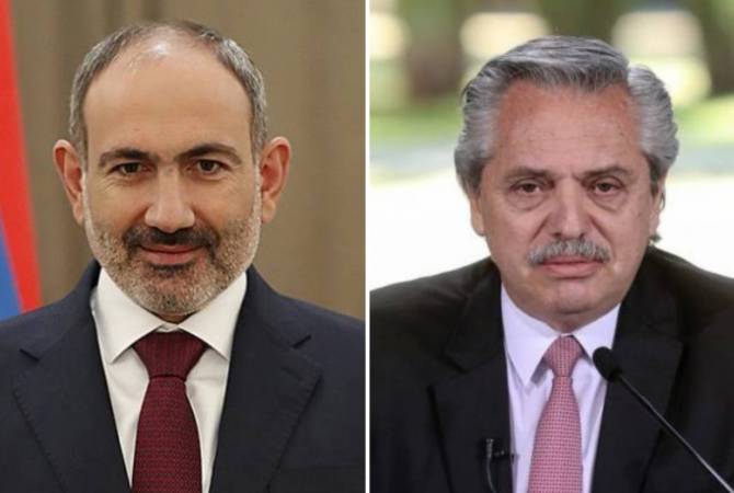 Արգենտինայի նախագահը վարչապետի պաշտոնում նշանակվելու կապակցությամբ շնորհավորել է Նիկոլ Փաշինյանին