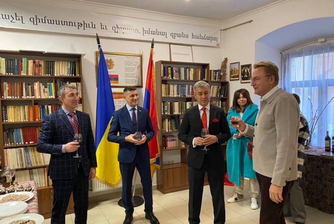 Լվովի հայկական փողոցում Հայաստանի պատվո հյուպատոսարան է բացվել