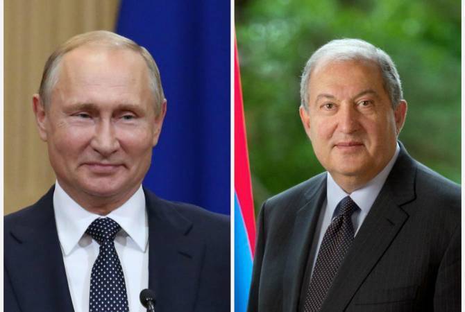 В России высоко ценят Вашу активную заинтересованность в развитии российско-армянских союзнических отношений: Путин Саркисяну  