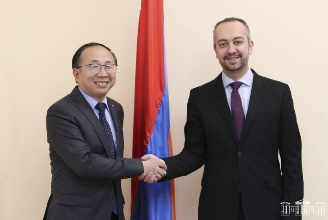 Связи между Арменией и Китаем положительно развиваются со дня установления дипломатических отношений: Агаджанян