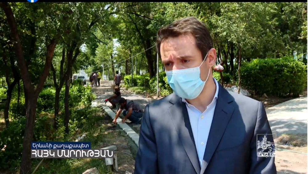 Հայկ Մարությանն այցելել է Երևանի վերականգնվող այգիներից երեքը (տեսանյութ)