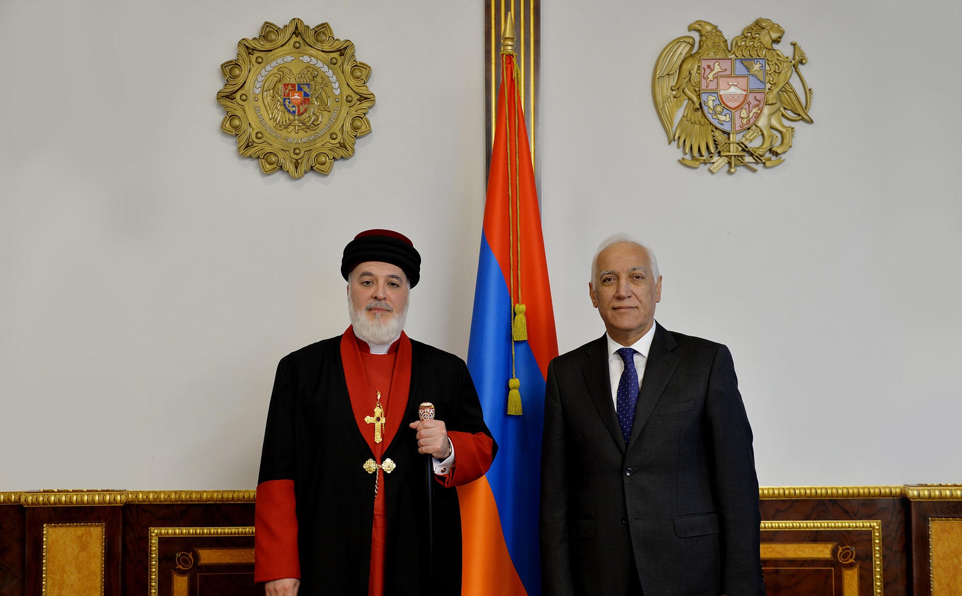 Նախագահ Վահագն Խաչատուրյանն ընդունել է Արևելքի ասորական եկեղեցու պատվիրակներին