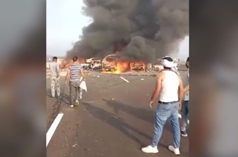 Եգիպտոսում մի քանի մեքենայի մասնակցությամբ խոշոր վթարի հետևանքով ավելի քան 30 մարդ է զոհվել, կան տասնյակ վիրավորներ