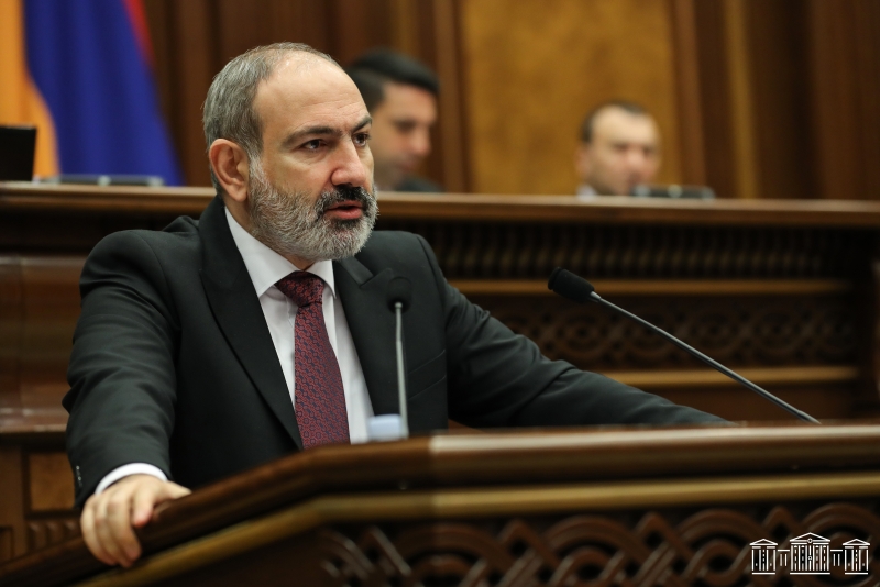 Նիկոլ Փաշինյանն ԱԺ-ում ներկայացնում է կառավարության ծրագրի կատարման ընթացքը
