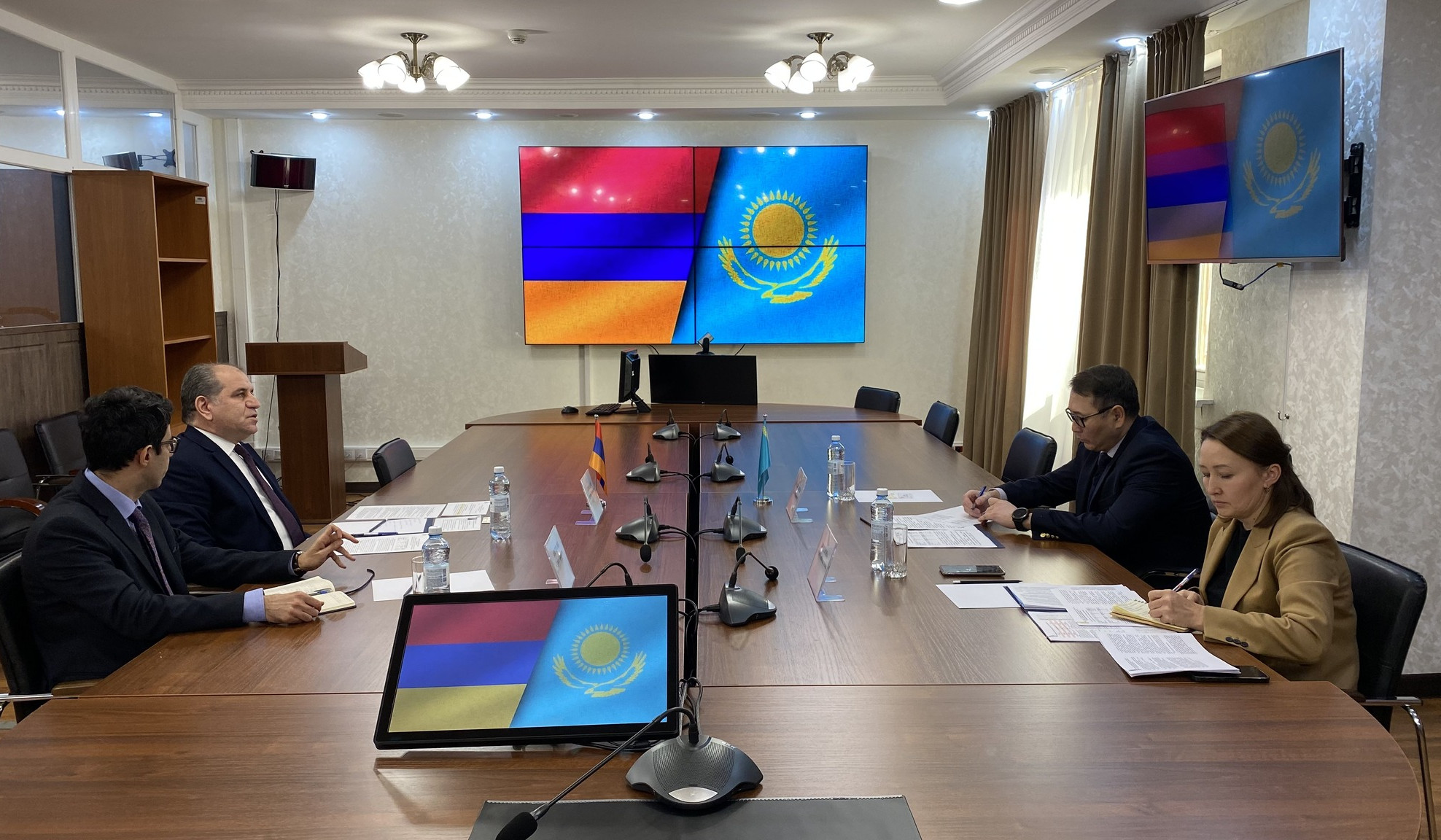 Քննարկվել են հայ-ղազախստանյան միջպետական համագործակցությանն առնչվող մի շարք հարցեր