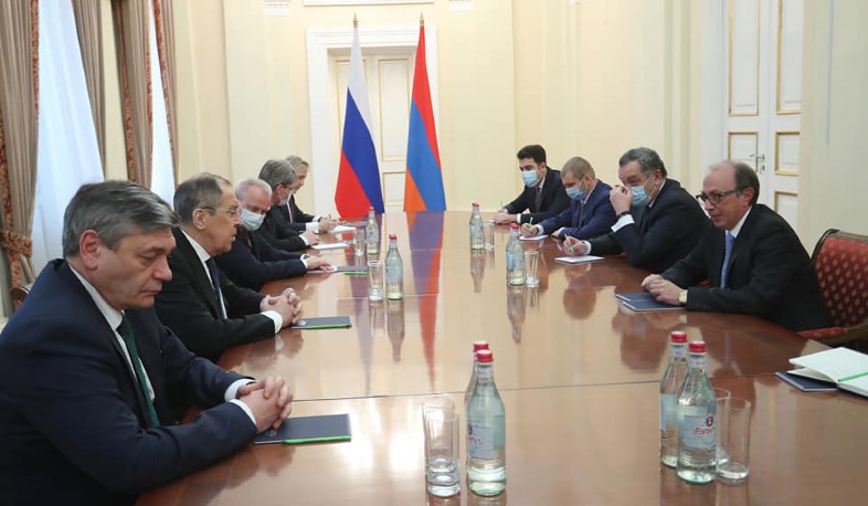  Состоялась встреча министров иностранных дел Армении и России Ара Айвазяна и Сергея Лаврова