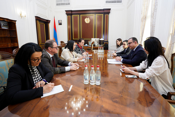 Փոխվարչապետ Տիգրան Խաչատրյանն ընդունել է Աշխատանքի միջազգային կազմակերպության ներկայացուցիչներին