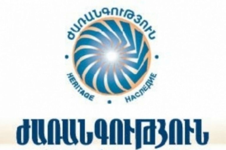 Համավարակի արտակարգ իրավիճակում միայն արտակարգ քայլերը կբերեն հաջողության․ «Ժառանգություն»