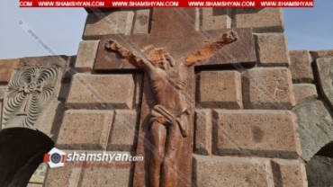 Վանդալիզմ՝ Երևանում. պղծել են մատուռում տեղադրված Հիսուս Քրիստոսի տուֆե քանդակը 