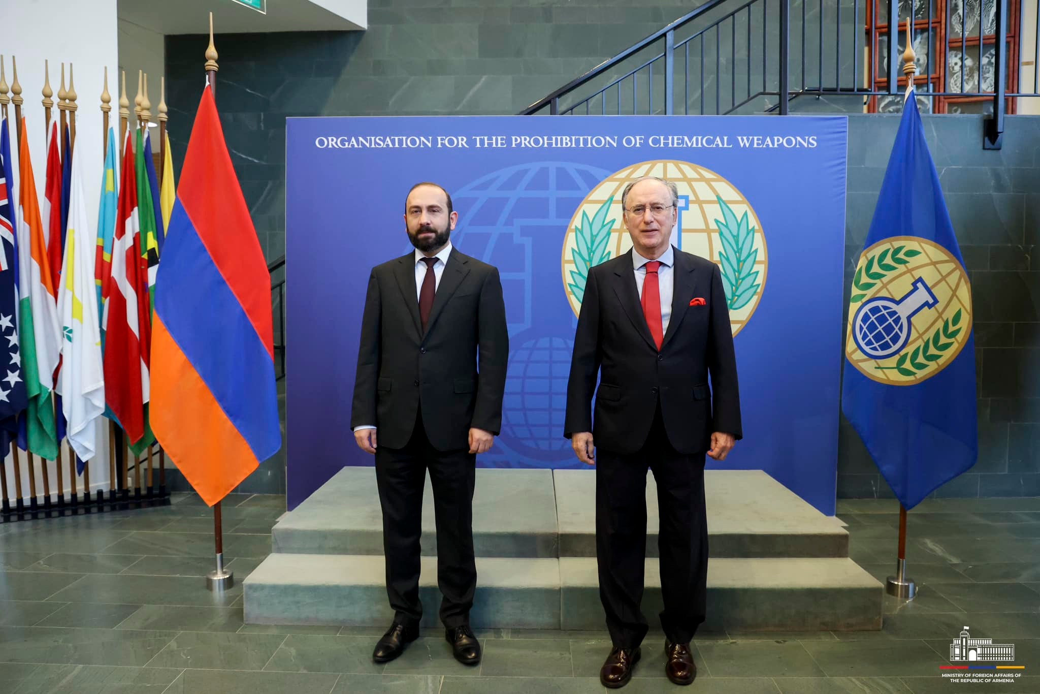 Միրզոյանն ու Ֆերնանդո Արիասը քննարկել են ՀՀ-ի և Քիմիական զենքի արգելման կազմակերպության միջև փոխգործակցության հարցեր