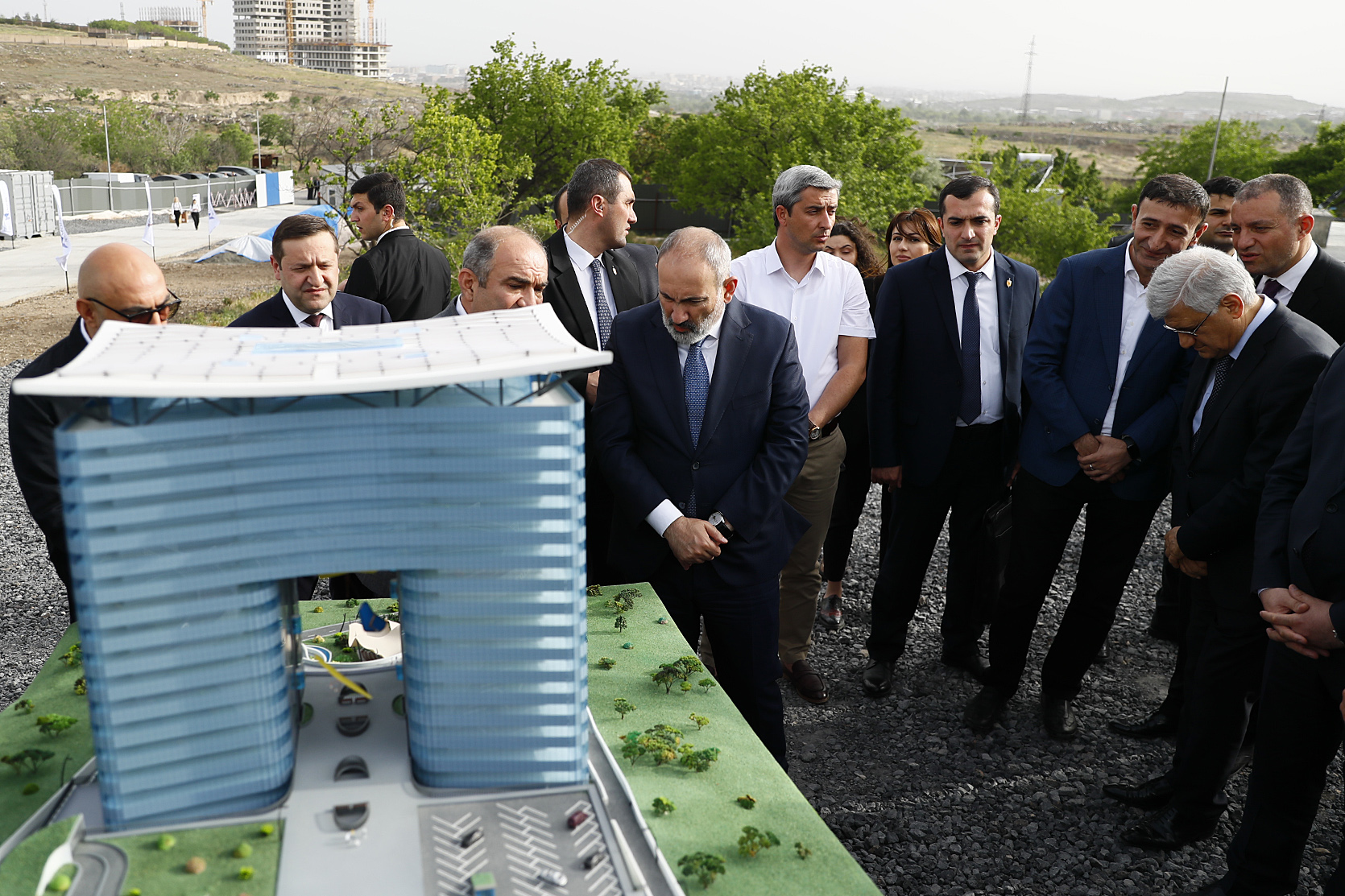 Премьер-министр Пашинян присутствовал на церемонии закладки фундамента технологического центра “Далан” в Ереване