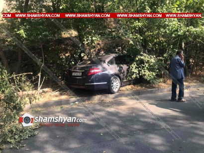 Nissan-ը Հրազդանի կիրճում դուրս է եկել հանդիպակաց գոտի և բախվել ծառին. կա վիրավոր