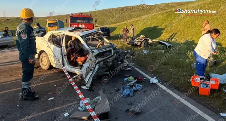 Գեղարքունիքում բшխվել են «Mercedes»-ը և «Կամազ»-ը․ կա 5 վիրшվոր