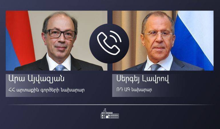 Լավրովի հետ զրույցում Այվազյանն ընդգծել է ԱՀ-ում առաջացած հումանիտար իրավիճակի` տեղում անխաթար հասցեագրման կարևորությունը