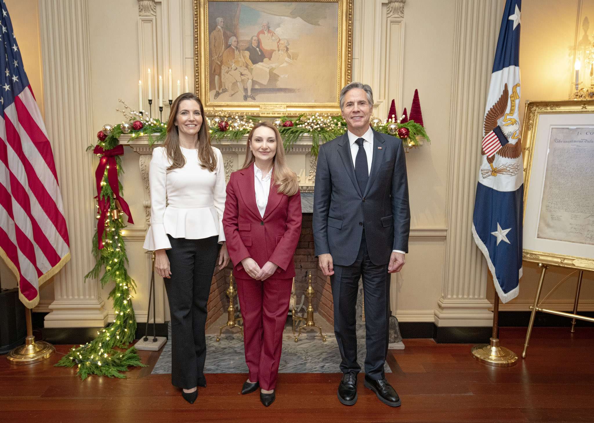 Посол Макунц присутствовала на праздничном приеме глав дипломатических миссий в Вашингтоне