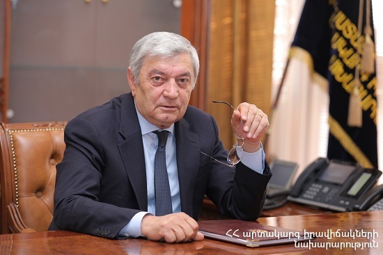 ԱԻ նախարար Ֆելիքս Ցոլակյանը հեռախոսազրույց է ունեցել ՀՀ-ում Իրանի փոխդեսպան Ալի Մոհամմադ Մոթաղիի հետ