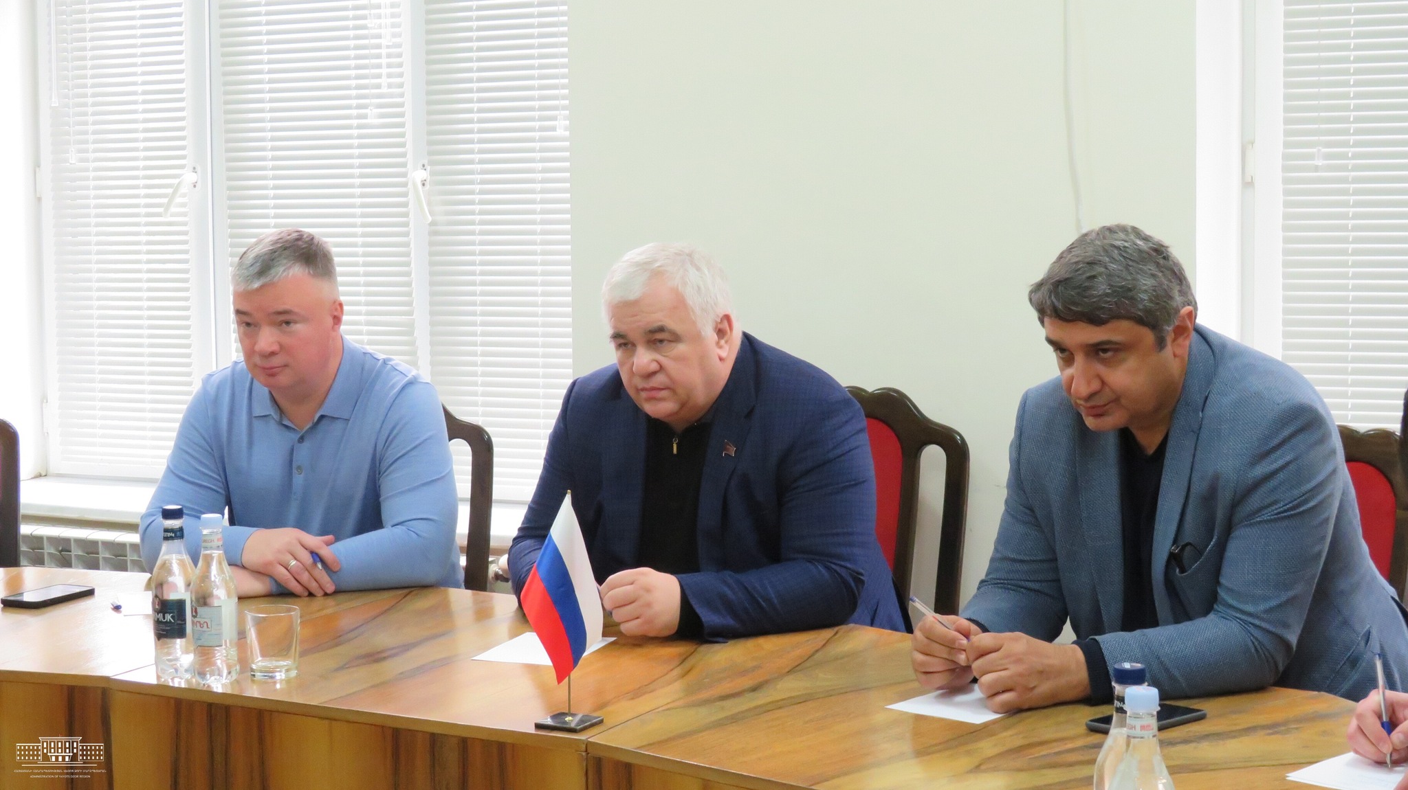 Վայոց ձորի մարզպետն ընդունել է ՌԴ Պետդումայի պատգամավորի գլխավորած պատվիրակությանը
