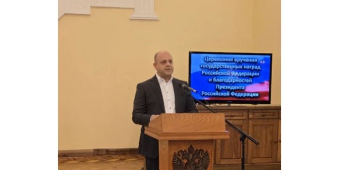Մհեր Ավետիսյանը Ռուսաստանի նախագահի պատվոգիր է ստացել
