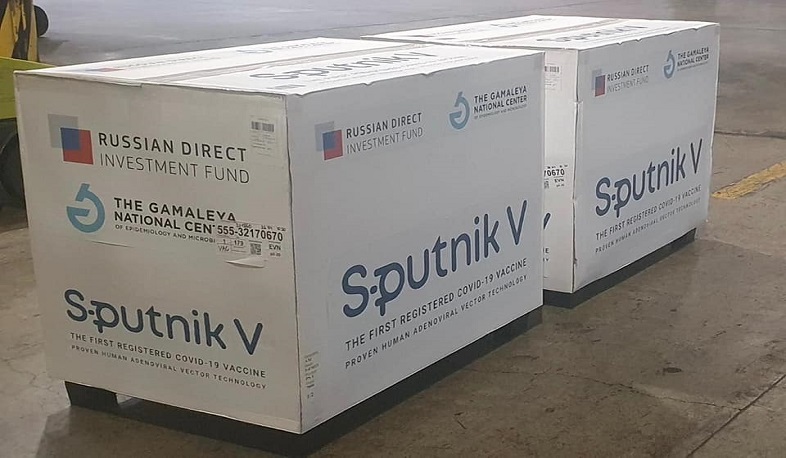 Հայաստան է ներկրվել ռուսական «Sputnik-V» պատվաստանյութի նոր խմբաքանակ` 14 000 անձի համար