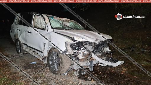Տավուշում բախվել են Toyota Land Cruiser-ն ու Volkswagen-ը. Toyota-ի վարորդը մահացել է