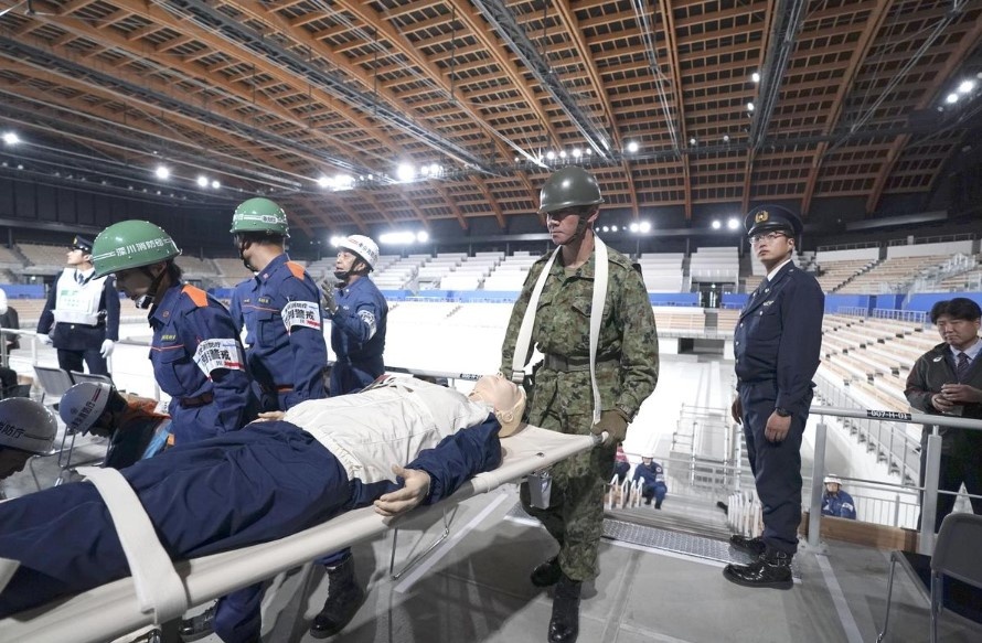 Տոկիոյում վարժություններ են անցկացվել երկրաշարժի դեպքում