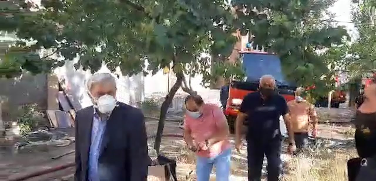 «Պրագա» հյուրանոցի շենքում հրդեհը մարվել է. տեղում աշխատանքներին հետեւել է Ցոլակյանը