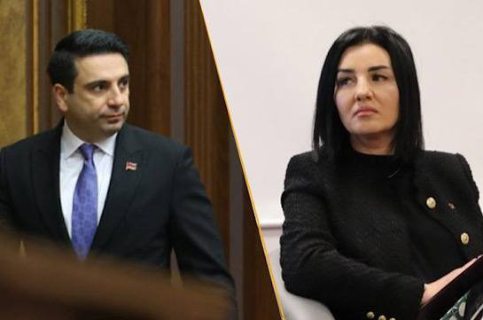 Տեղը չեն բերում, թե որտեղ են գտնվում. Ալեն Սիմոնյանը՝ Մետաքսե Հակոբյանին