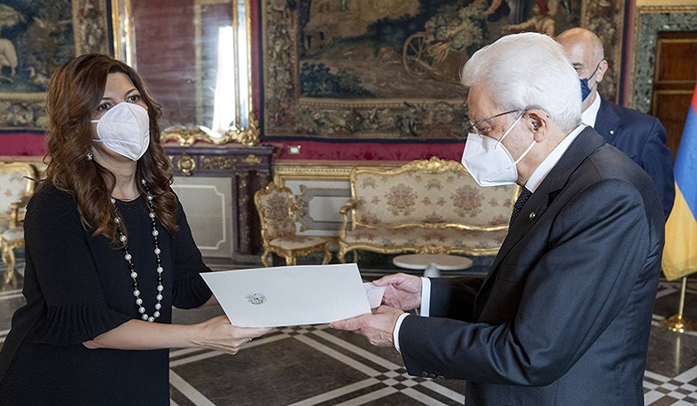 Իտալիայում ՀՀ դեսպանն իր հավատարմագրերն է հանձնել նախագահ Մատարելլային