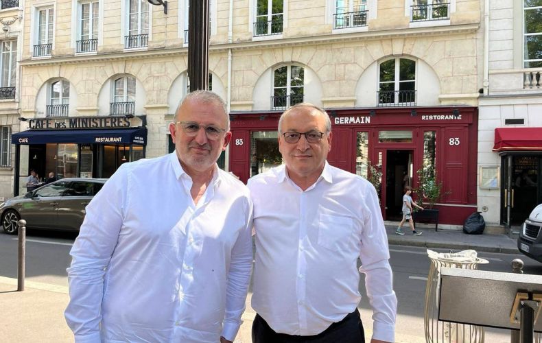 Արթուր Թովմասյանը Ֆրանսիայում հանդիպել է Արցախ- Ֆրանսիա բարեկամական շրջանակի նախագահ Ֆրանսուա Պուպպոնիի հետ