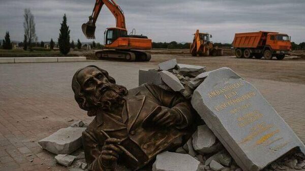 "Вандализм на уровне государства": Затулин о сносе памятника Айвазовскому в Карабахе